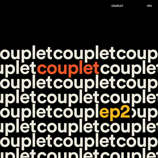 Couplet - EP2 - LP | STORM063